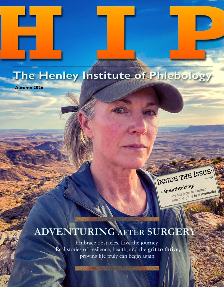 A confident woman on the cover of a health magazine
